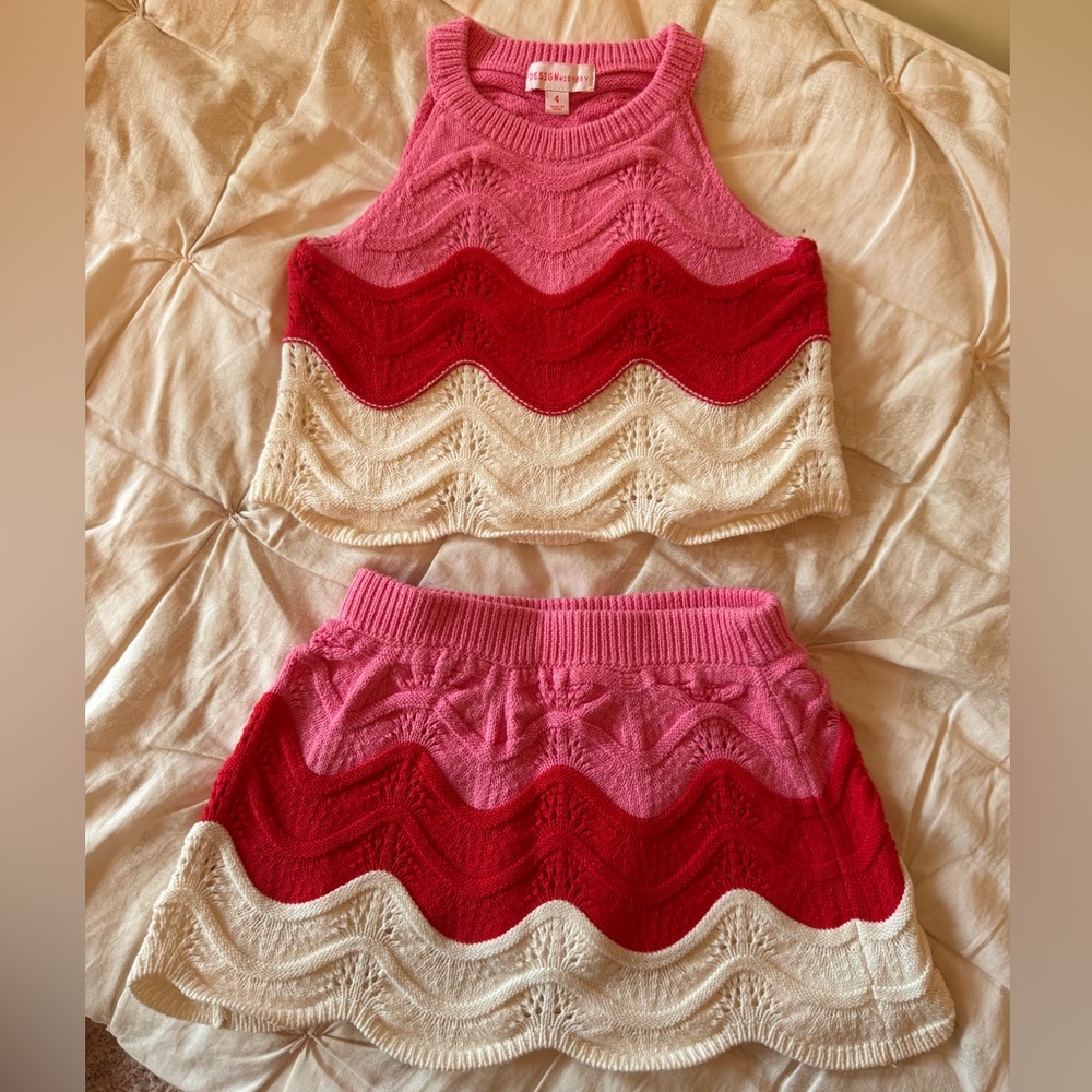 Girls Knit Set Size 4T